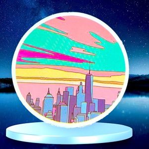 City Outdoor Adventure Journey Wander Traveler Explore Sticker